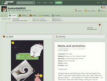 Tablet Screenshot of kyokunisadrug.deviantart.com