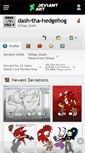 Mobile Screenshot of dash-tha-hedgehog.deviantart.com
