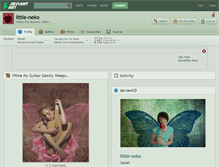 Tablet Screenshot of little-neko.deviantart.com