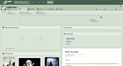 Desktop Screenshot of glitterskin.deviantart.com