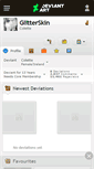 Mobile Screenshot of glitterskin.deviantart.com
