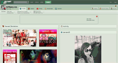 Desktop Screenshot of brittany-xss.deviantart.com