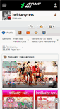 Mobile Screenshot of brittany-xss.deviantart.com
