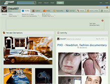 Tablet Screenshot of chico507.deviantart.com