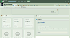 Desktop Screenshot of devils-mistress.deviantart.com