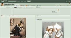 Desktop Screenshot of cloud-x-leon-club.deviantart.com