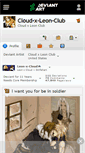 Mobile Screenshot of cloud-x-leon-club.deviantart.com