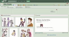 Desktop Screenshot of fairy--princess.deviantart.com
