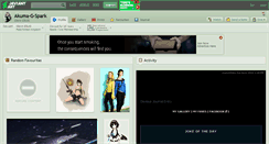 Desktop Screenshot of akuma-g-spark.deviantart.com