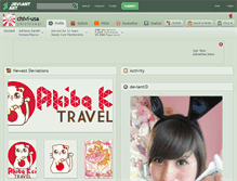 Tablet Screenshot of chivi-usa.deviantart.com