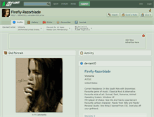 Tablet Screenshot of firefly-razorblade.deviantart.com