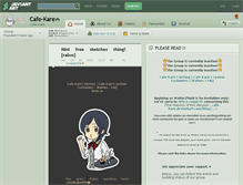 Tablet Screenshot of cafe-kare.deviantart.com