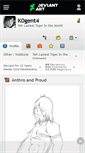 Mobile Screenshot of k0gent4.deviantart.com