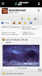 Mobile Screenshot of moonskinned.deviantart.com