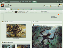 Tablet Screenshot of jasonengle.deviantart.com