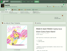 Tablet Screenshot of karichi.deviantart.com