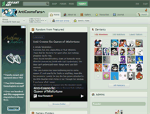 Tablet Screenshot of anticosmofans.deviantart.com