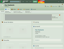 Tablet Screenshot of hey-stephanie.deviantart.com