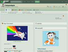 Tablet Screenshot of cakeysadopts.deviantart.com