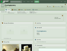 Tablet Screenshot of eveningmystery.deviantart.com