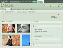 Tablet Screenshot of morin-javier.deviantart.com