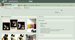 Desktop Screenshot of fantasy-goth.deviantart.com