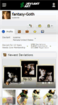 Mobile Screenshot of fantasy-goth.deviantart.com