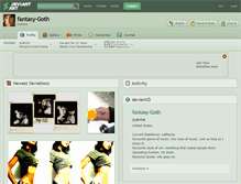 Tablet Screenshot of fantasy-goth.deviantart.com