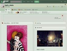 Tablet Screenshot of matt-x-mello.deviantart.com