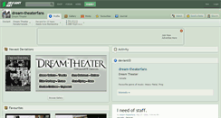 Desktop Screenshot of dream-theaterfans.deviantart.com