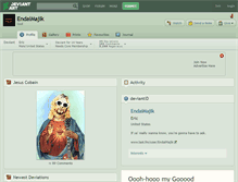 Tablet Screenshot of endaimajik.deviantart.com