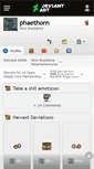 Mobile Screenshot of phaethorn.deviantart.com