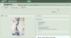 Desktop Screenshot of frozengymnast.deviantart.com