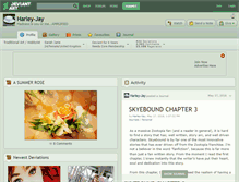 Tablet Screenshot of harley-jay.deviantart.com