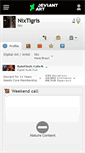 Mobile Screenshot of nixtigris.deviantart.com