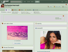 Tablet Screenshot of enchanted-mermaid.deviantart.com