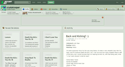 Desktop Screenshot of crystalcooper.deviantart.com