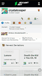 Mobile Screenshot of crystalcooper.deviantart.com