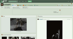 Desktop Screenshot of ironblade87.deviantart.com