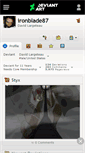Mobile Screenshot of ironblade87.deviantart.com