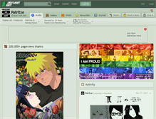 Tablet Screenshot of patritxe.deviantart.com