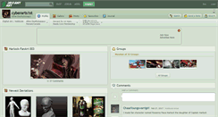 Desktop Screenshot of cyberarts1st.deviantart.com