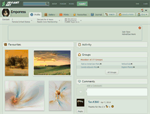 Tablet Screenshot of emporess.deviantart.com