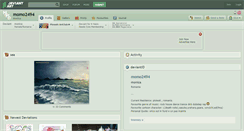Desktop Screenshot of momo2494.deviantart.com