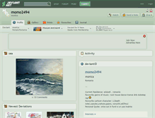 Tablet Screenshot of momo2494.deviantart.com