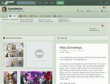 Tablet Screenshot of guardiansun.deviantart.com