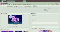 Desktop Screenshot of firepoppy.deviantart.com