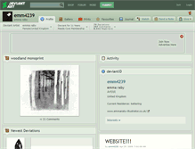 Tablet Screenshot of emm4239.deviantart.com