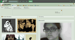 Desktop Screenshot of marurosich.deviantart.com