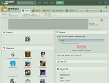 Tablet Screenshot of drunk-plz.deviantart.com